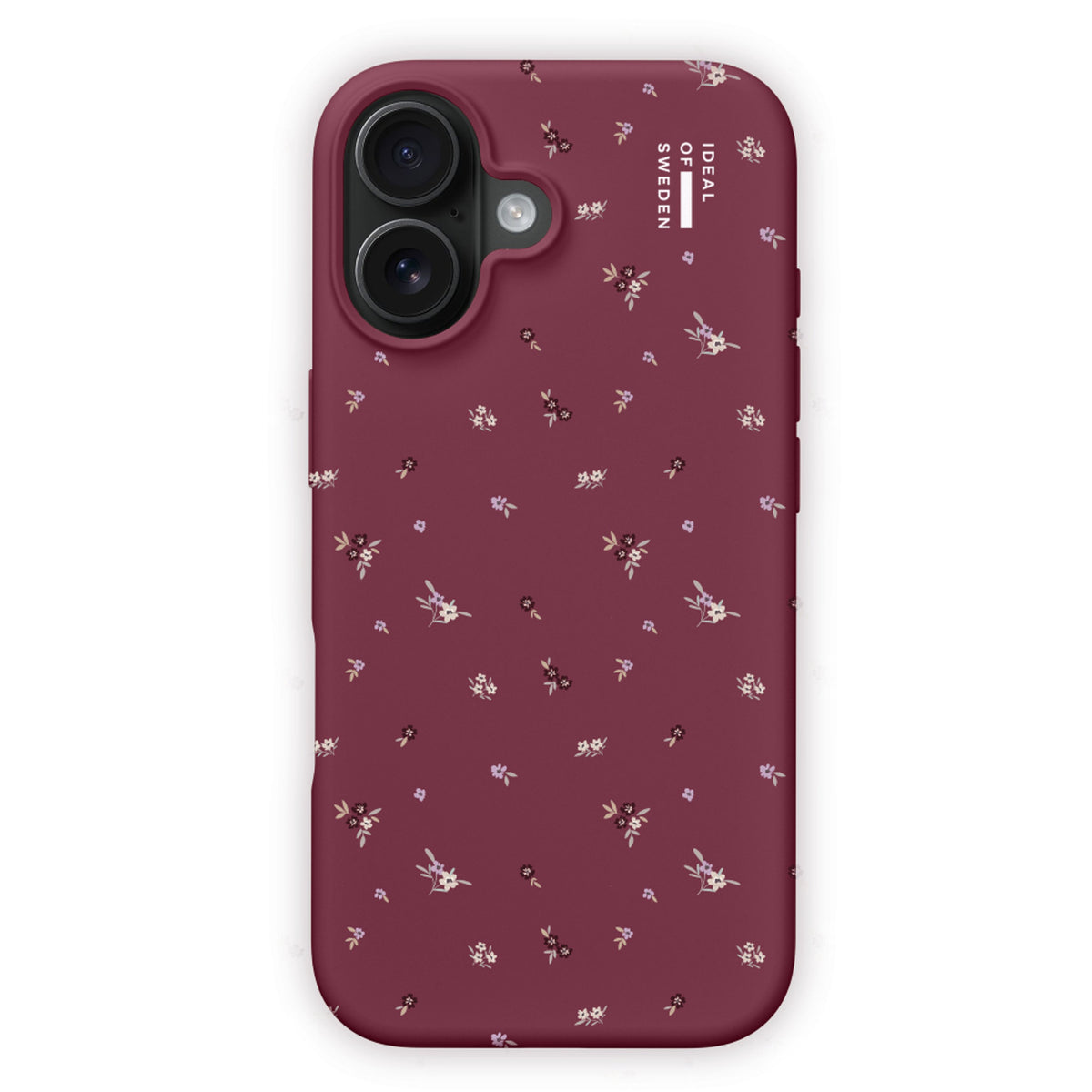 iPhone 17 iDeal Of Sweden Silikon Deksel - MagSafe Kompatibel - Fine Wine Bloom