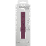Apple Watch (38/40/SE/41/42mm) iDeal of Sweden Soft Swirl Silikon Klokkerem - Størrelse S/M - Velvet Plum
