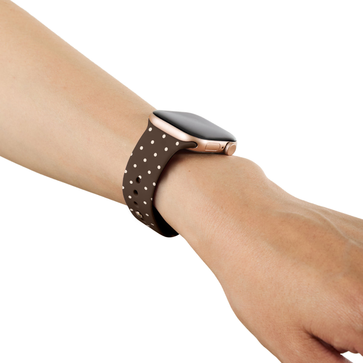 Apple Watch (38/40/SE/41/42mm) iDeal of Sweden Silikon Klokkerem - Størrelse S/M - The Dotty Edit