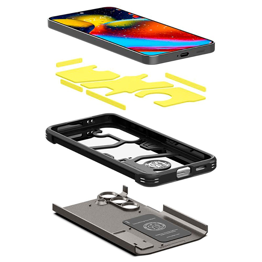 Samsung Galaxy S24 Spigen Tough Armor Bakdeksel - Gunmetal