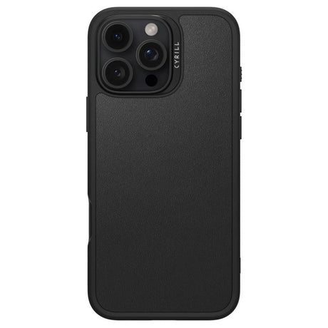 iPhone 16 Pro Spigen Cyrill Kajuk Mag Hybrid Deksel - MagSafe Kompatibel - Svart