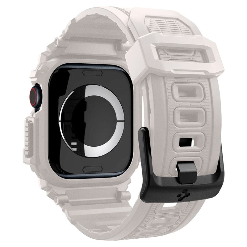 Spigen Rugged Armor Pro Apple Watch 11 / 10 (46mm) Rem m. Deksel - Beige