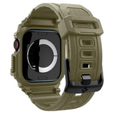 Apple Watch 11 / 10 (46mm) Spigen Rugged Armor Pro Rem m. Deksel - Grønn