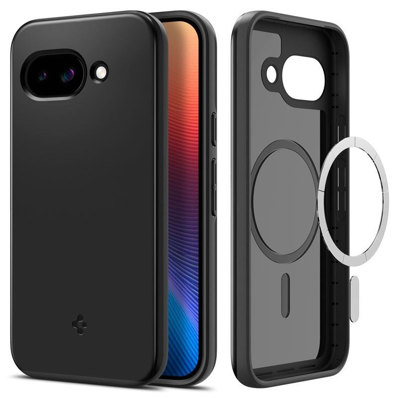 Google Pixel 9a Spigen Thin Fit Deksel - MagSafe Kompatibel - Svart