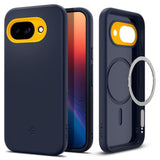 Google Pixel 9a Spigen Nano Pop Deksel - MagSafe Kompatibel - Blå / Gul