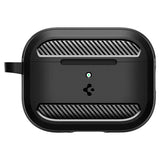 Apple AirPods Pro (3. gen.) Spigen Rugged Armor Deksel - Matte Black