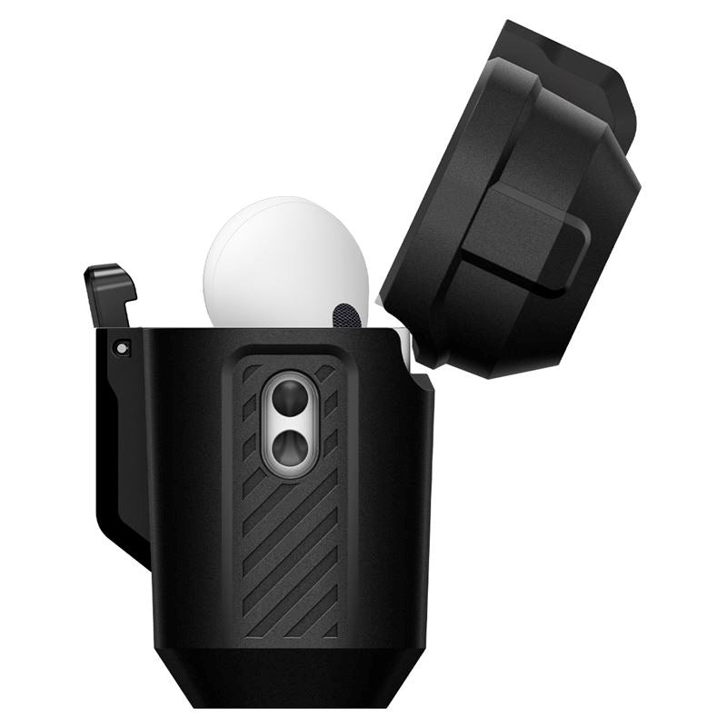 Apple AirPods Pro (3. gen.) Spigen Lock Fit Deksel - Matte Black