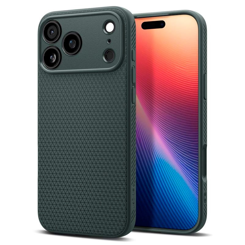 iPhone 17 Pro Max Spigen Liquid Air Deksel - Grønn