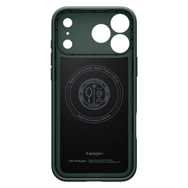 iPhone 17 Pro Spigen Thin Fit Deksel - MagSafe Kompatibel - Grønn