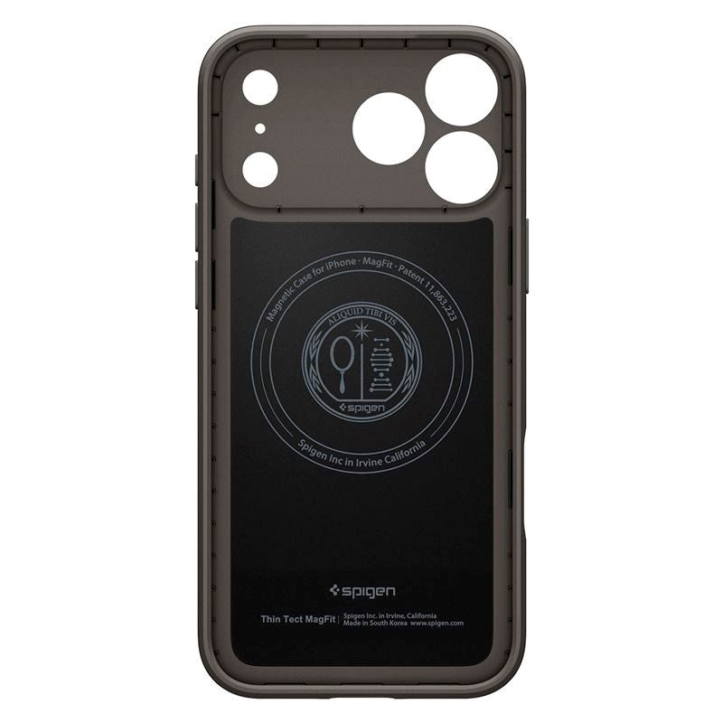 iPhone 17 Pro Spigen Thin Fit Deksel - MagSafe Kompatibel - Grå