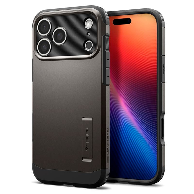 iPhone 17 Pro Spigen Tough Armor T Deksel - MagSafe Kompatibel - Grå