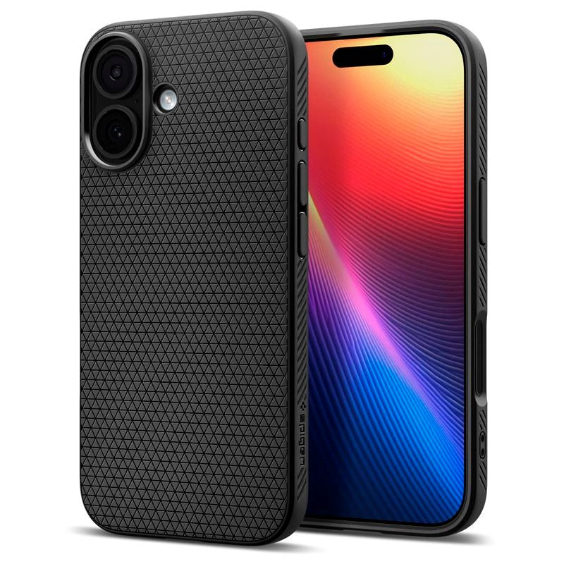 iPhone 17 Spigen Liquid Air Deksel - Svart