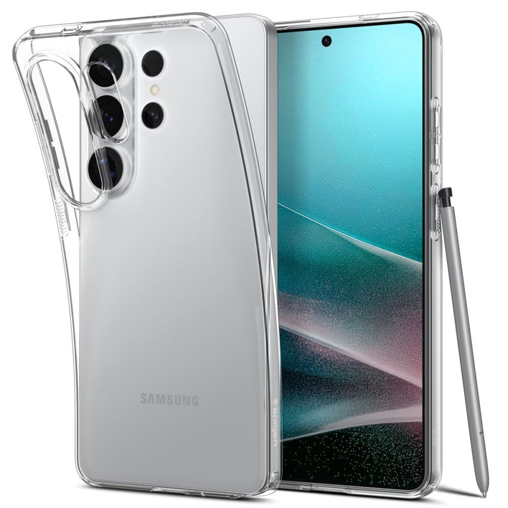 Samsung Galaxy S26 Ultra Spigen Liquid Crystal Deksel - Gjennomsiktig