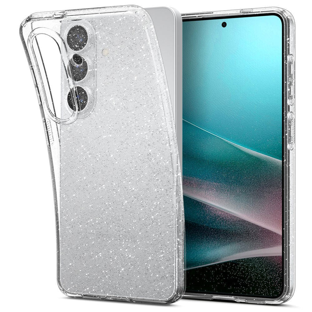 Samsung Galaxy S26+ (Plus) Spigen Liquid Crystal Glitter Deksel - Gjennomsiktig