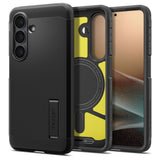 Samsung Galaxy S26+ (Plus) Spigen Tough Armor Hybrid Deksel m. Stativfunksjon - MagSafe Kompatibel - Svart