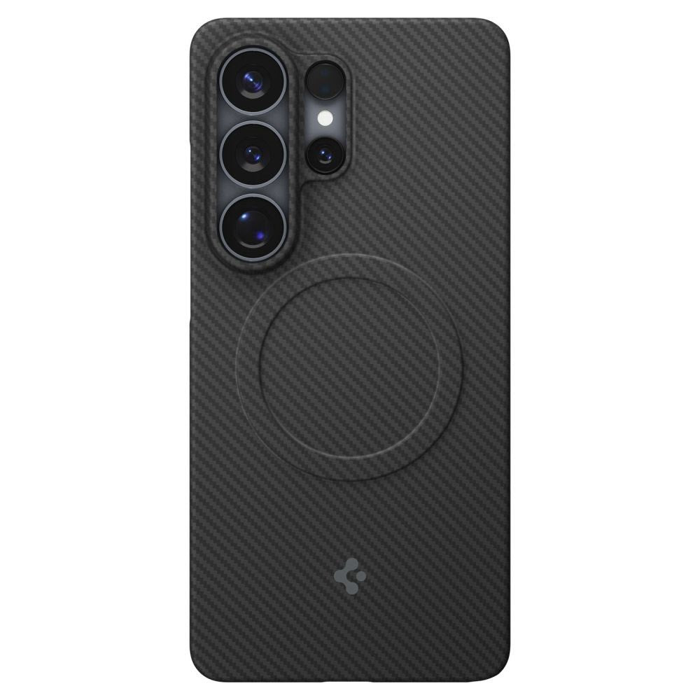 Samsung Galaxy S26 Ultra Spigen Air Skin Aramid Deksel - MagSafe Kompatibel - Svart