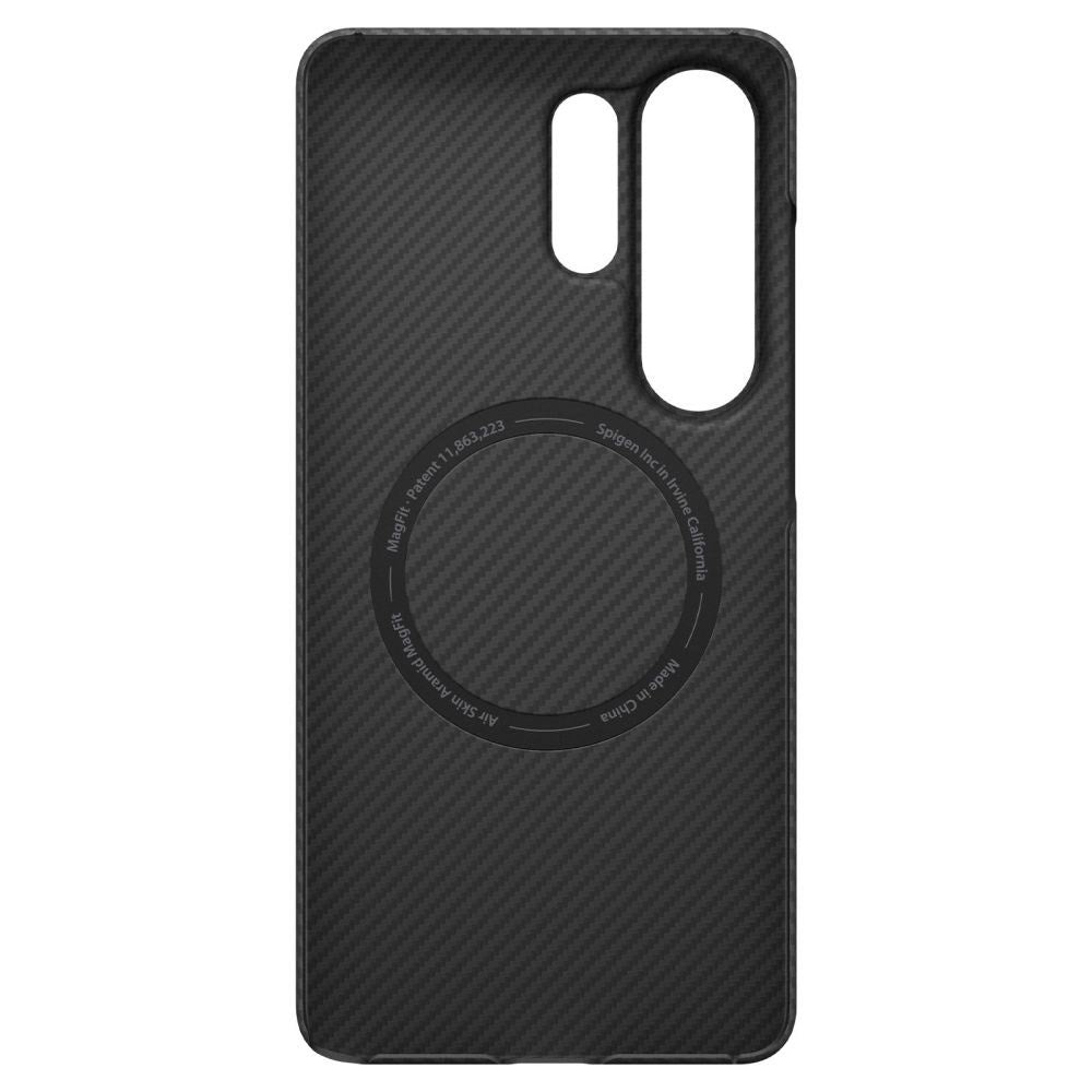 Samsung Galaxy S26 Ultra Spigen Air Skin Aramid Deksel - MagSafe Kompatibel - Svart