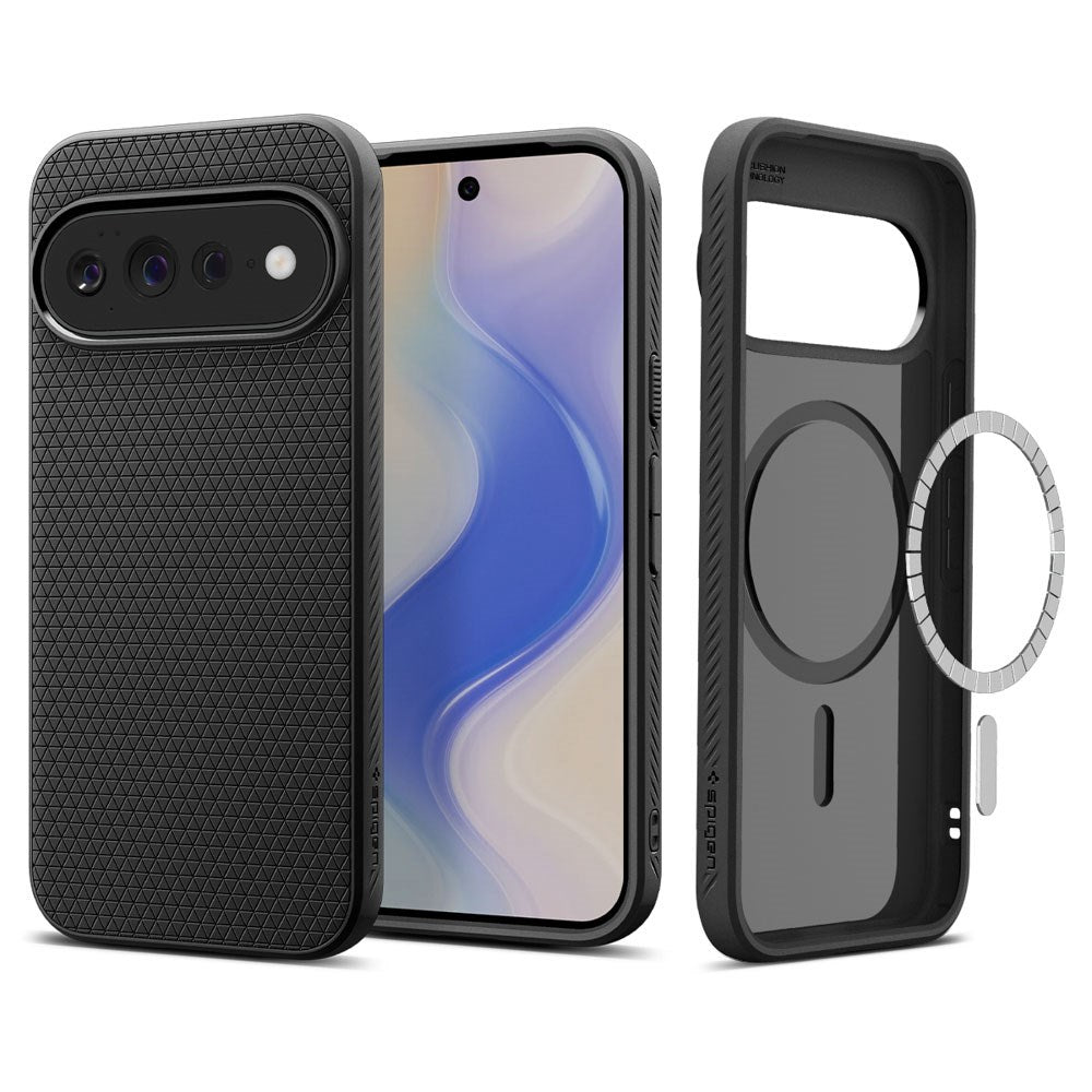 Google Pixel 11 Pro XL Spigen Liquid Air Deksel - MagSafe Kompatibel - Svart