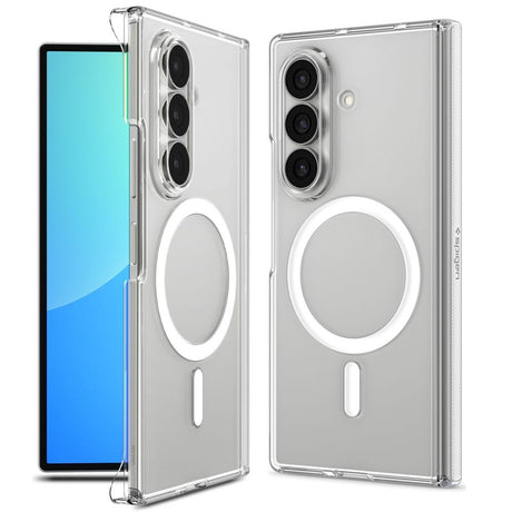Samsung Galaxy Z Fold8 Ultra Spigen Air Skin Zero Cover - MagSafe Kompatibel - Gjennomsiktig / Hvit