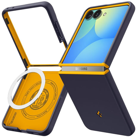 Samsung Galaxy Z Flip8 Nano Pop Deksel - MagSafe Kompatibel - Blå