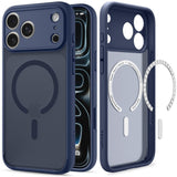 iPhone 18 Pro Max / 17 Pro Max Spigen Ultra Hybrid Deksel - MagSafe Kompatibel - Matt Blå