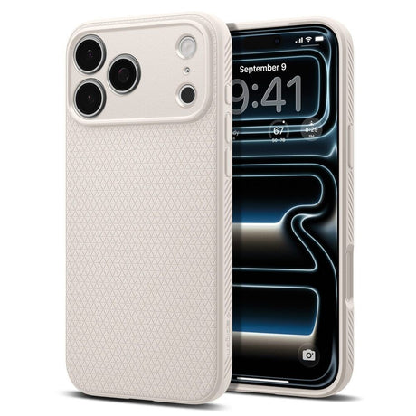 iPhone 18 Pro / 17 Pro Spigen Liquid Air Deksel - Titanium