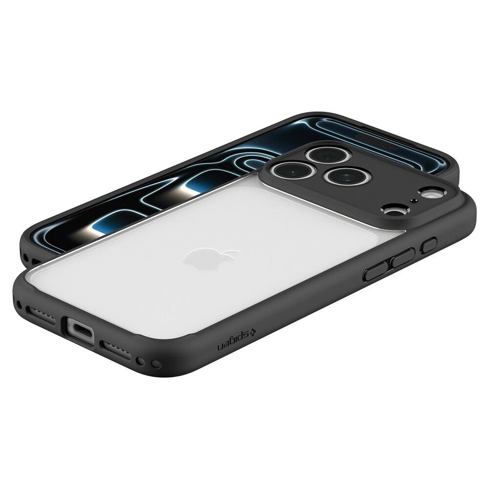 iPhone 18 Pro / 17 Pro Spigen Ultra Hybrid Deksel - Matt Svart