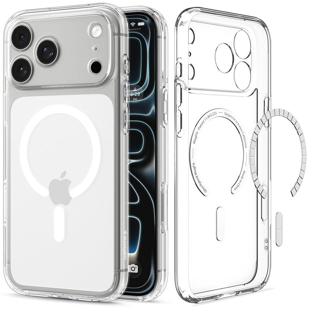 iPhone 18 Pro Max / 17 Pro Max Spigen Ultra Hybrid Deksel - MagSafe Kompatibel - Gjennomsiktig / Hvit