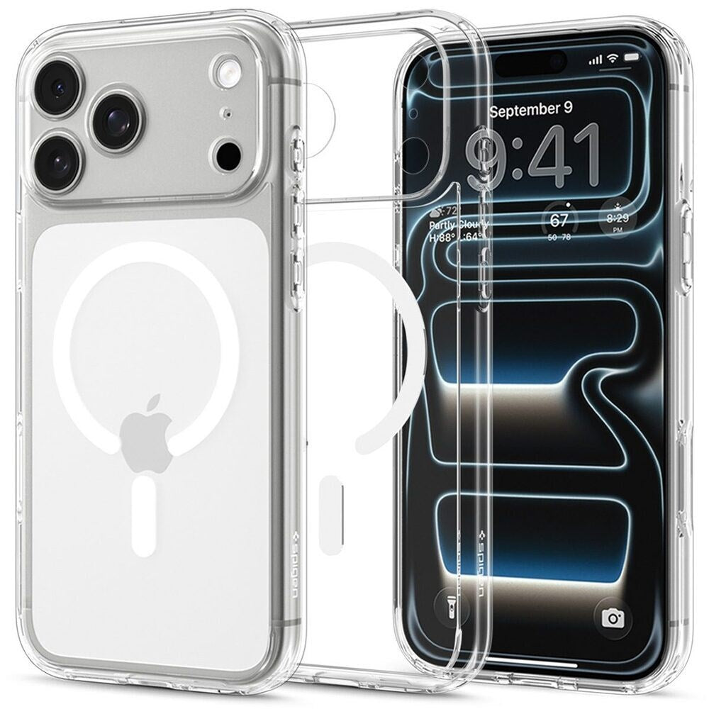 iPhone 18 Pro Max / 17 Pro Max Spigen Ultra Hybrid Deksel - MagSafe Kompatibel - Gjennomsiktig / Hvit