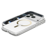 iPhone 18 Pro / 17 Pro Spigen Ultra Hybrid Deksel - MagSafe Kompatibel - Gjennomsiktig / Gull