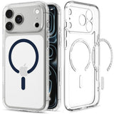 iPhone 18 Pro / 17 Pro Spigen Ultra Hybrid Deksel - MagSafe Kompatibel - Gjennomsiktig / Blå