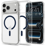 iPhone 18 Pro / 17 Pro Spigen Ultra Hybrid Deksel - MagSafe Kompatibel - Gjennomsiktig / Blå