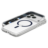 iPhone 18 Pro Max / 17 Pro Max Spigen Ultra Hybrid Deksel - MagSafe Kompatibel - Gjennomsiktig / Blå