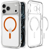 iPhone 18 Pro Max / 17 Pro Max Spigen Ultra Hybrid Deksel - MagSafe Kompatibel - Gjennomsiktig / Oransje