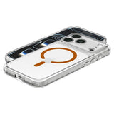 iPhone 18 Pro Max / 17 Pro Max Spigen Ultra Hybrid Deksel - MagSafe Kompatibel - Gjennomsiktig / Oransje