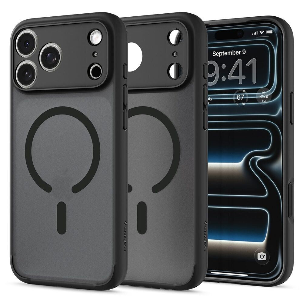 iPhone 18 Pro Max / 17 Pro Max Spigen Ultra Hybrid Deksel - MagSafe Kompatibel - Matt Svart