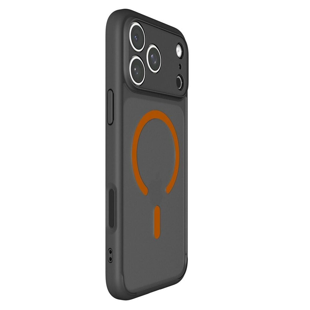iPhone 18 Pro Max / 17 Pro Max Spigen Ultra Hybrid Deksel - MagSafe Kompatibel - Matt Svart / Oransje