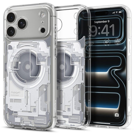 iPhone 18 Pro / 17 Pro Spigen Ultra Hybrid Deksel - MagSafe Kompatibel - Gjennomsiktig / Hvit