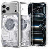 iPhone 18 Pro Max / 17 Pro Max Spigen Ultra Hybrid Deksel - MagSafe Kompatibel - Gjennomsiktig / Hvit