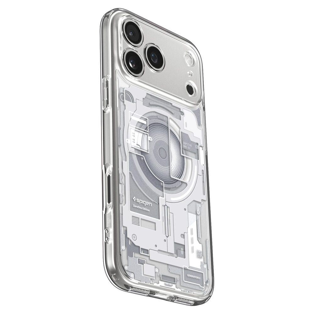 iPhone 18 Pro Max / 17 Pro Max Spigen Ultra Hybrid Deksel - MagSafe Kompatibel - Gjennomsiktig / Hvit