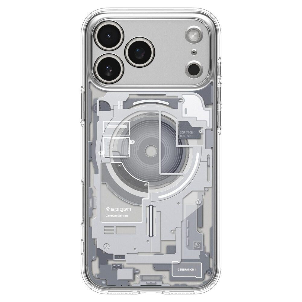 iPhone 18 Pro / 17 Pro Spigen Ultra Hybrid Deksel - MagSafe Kompatibel - Gjennomsiktig / Hvit