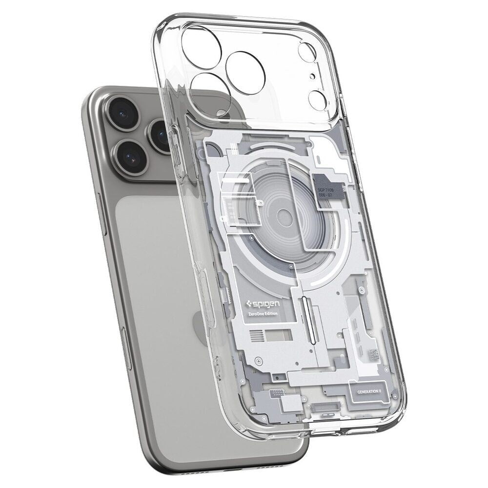 iPhone 18 Pro Max / 17 Pro Max Spigen Ultra Hybrid Deksel - MagSafe Kompatibel - Gjennomsiktig / Hvit