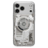 iPhone 18 Pro Max / 17 Pro Max Spigen Ultra Hybrid Deksel - MagSafe Kompatibel - Gjennomsiktig / Sølv