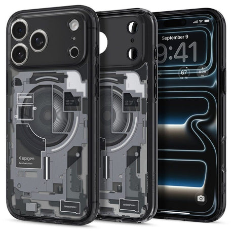 iPhone 18 Pro Max / 17 Pro Max Spigen Ultra Hybrid Deksel - MagSafe Kompatibel - Gjennomsiktig / Svart