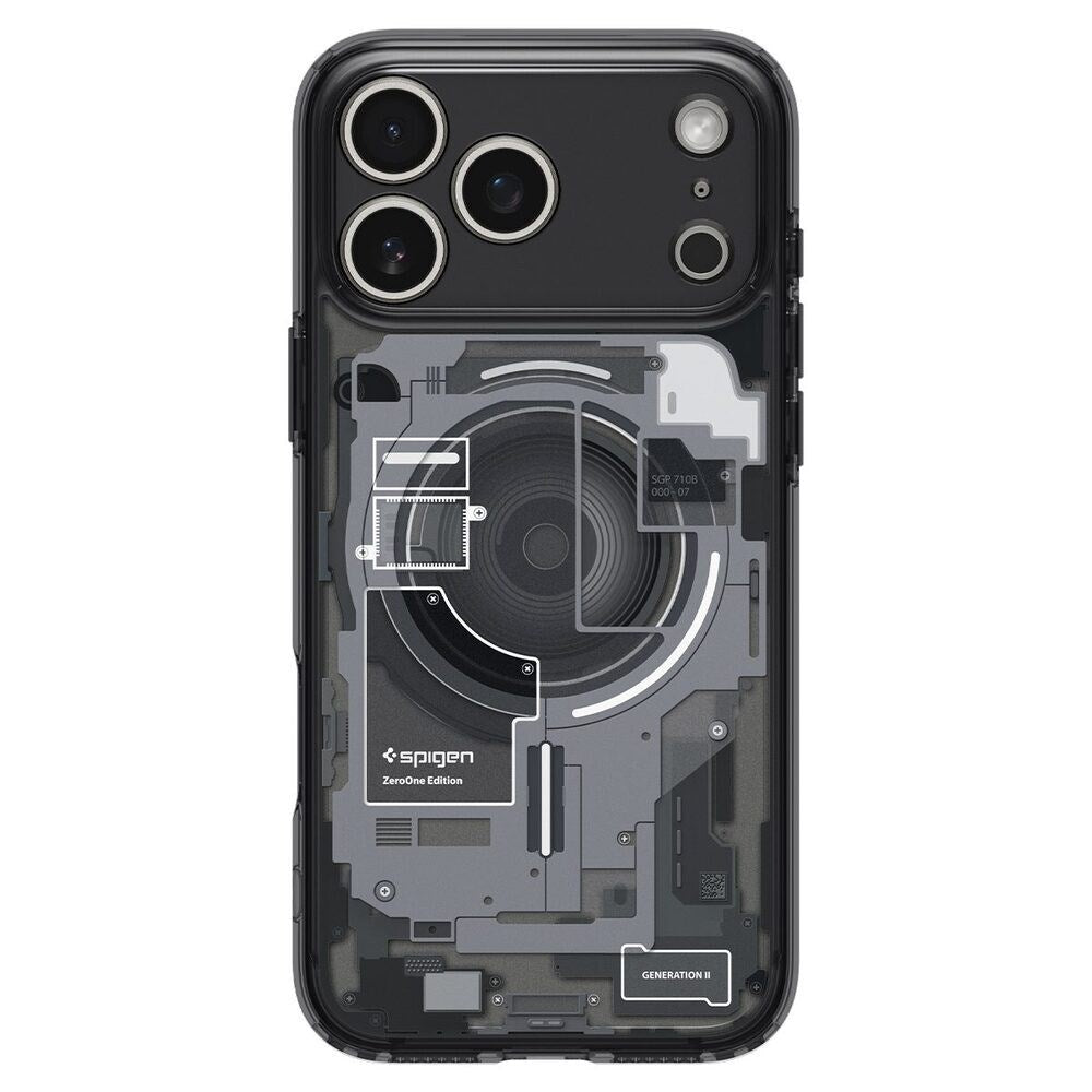 iPhone 18 Pro Max / 17 Pro Max Spigen Ultra Hybrid Deksel - MagSafe Kompatibel - Gjennomsiktig / Svart