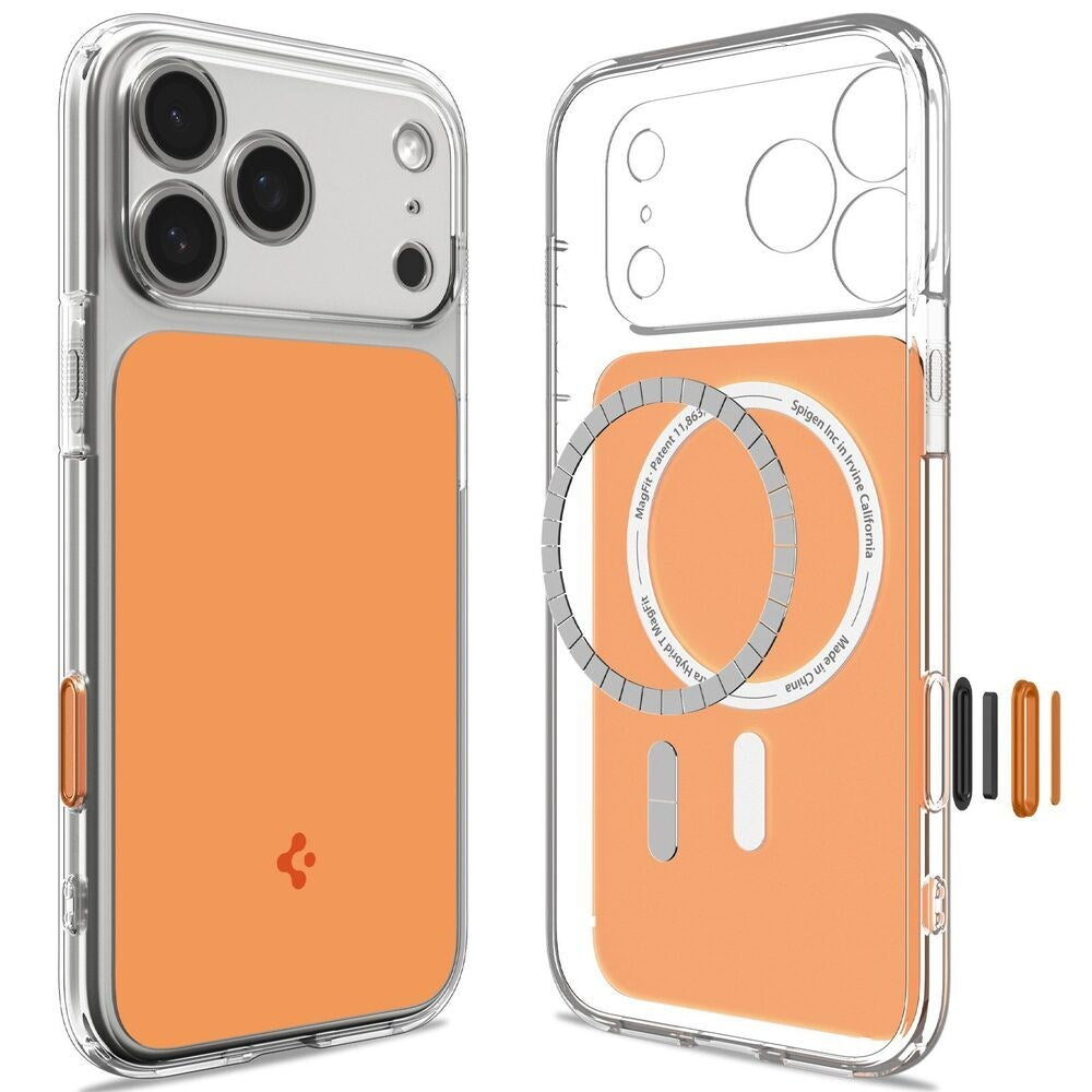 iPhone 18 Pro / 17 Pro Spigen Ultra Hybrid T Deksel - MagSafe Kompatibel - Oransje