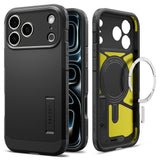 iPhone 18 Pro / 17 Pro Spigen Tough Armor T Deksel - MagSafe Kompatibel - Svart