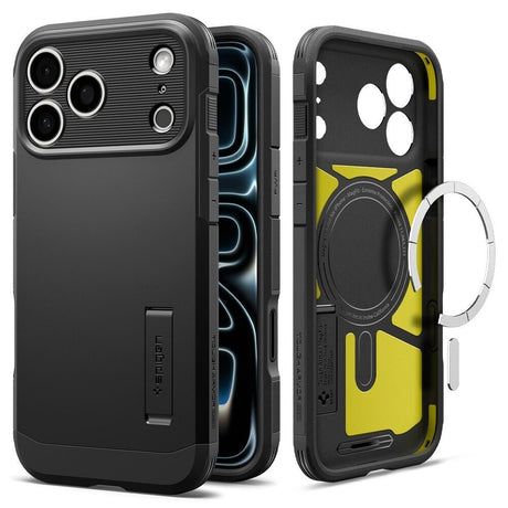 iPhone 18 Pro / 17 Pro Spigen Tough Armor T Deksel - MagSafe Kompatibel - Svart