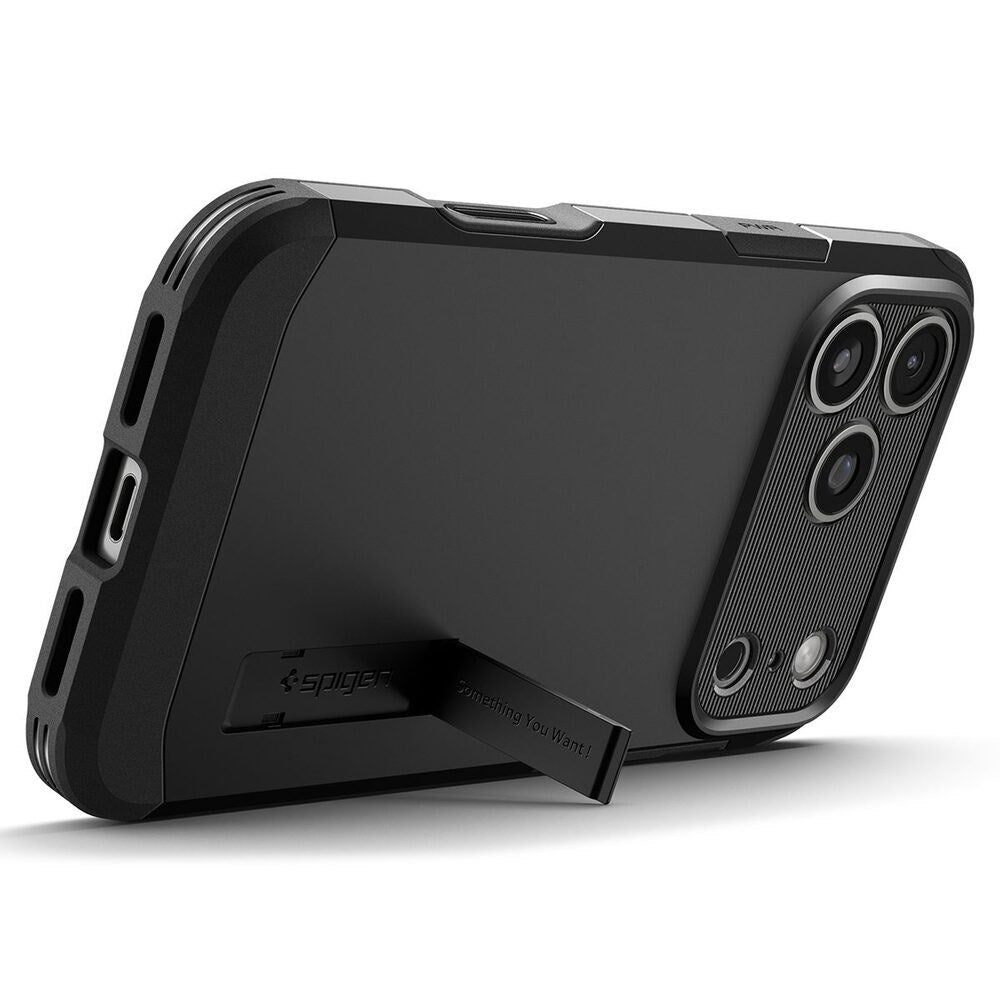 iPhone 18 Pro Max / 17 Pro Max Spigen Tough Armor T Deksel - MagSafe Kompatibel - Svart