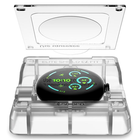 Google Pixel Watch 4 / 3 (41mm) Spigen EliteShield EZ Fit Skjermbeskytter - 2 stk - Gjennomsiktig